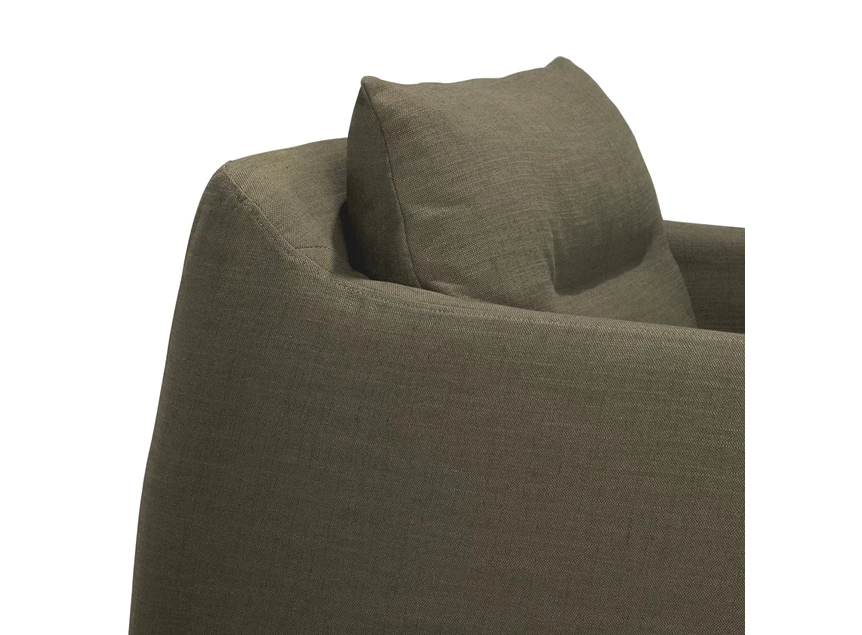 Zijkant Bijzetzetel Lounge Weave Green 21411 Ethnicraft