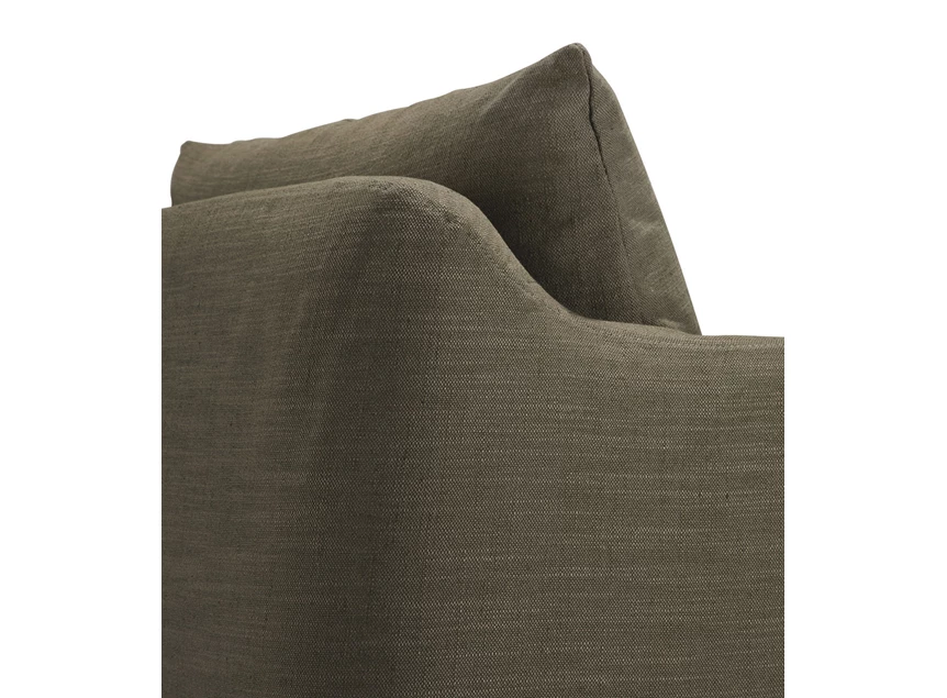 Rugleuning Bijzetzetel Lounge Weave Green 21411 Ethnicraft