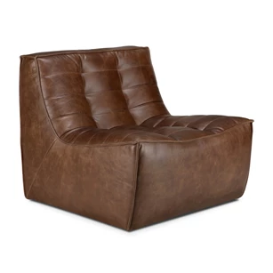 Salon 1-zit Sofa N701 Chestnut 1 Seater 20289 Ethnicraft