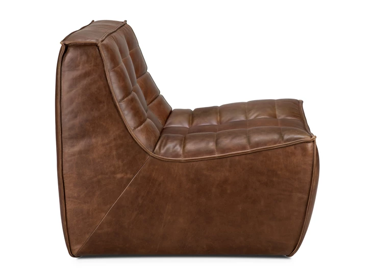 Zijde Salon 1-zit Sofa N701 Chestnut 1 Seater 20289 Ethnicraft
