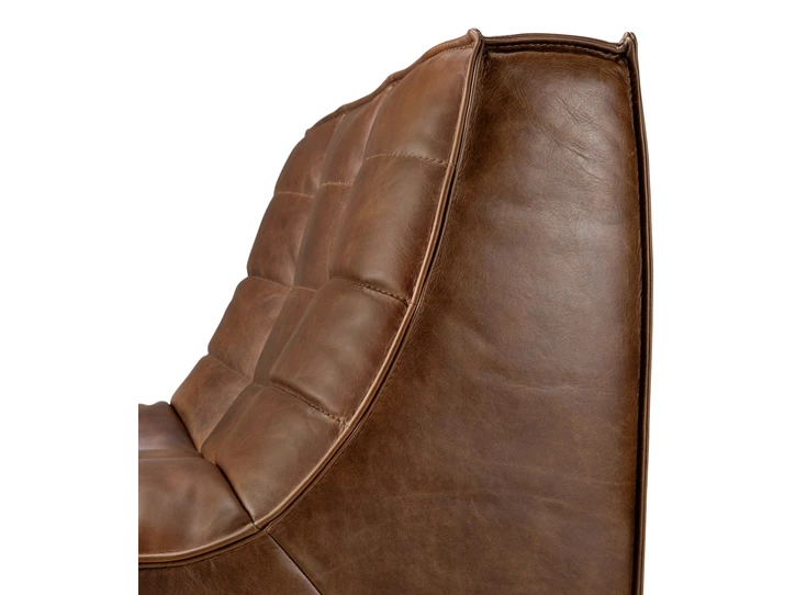 Zijkant Salon 1-zit Sofa N701 Chestnut 1 Seater 20289 Ethnicraft