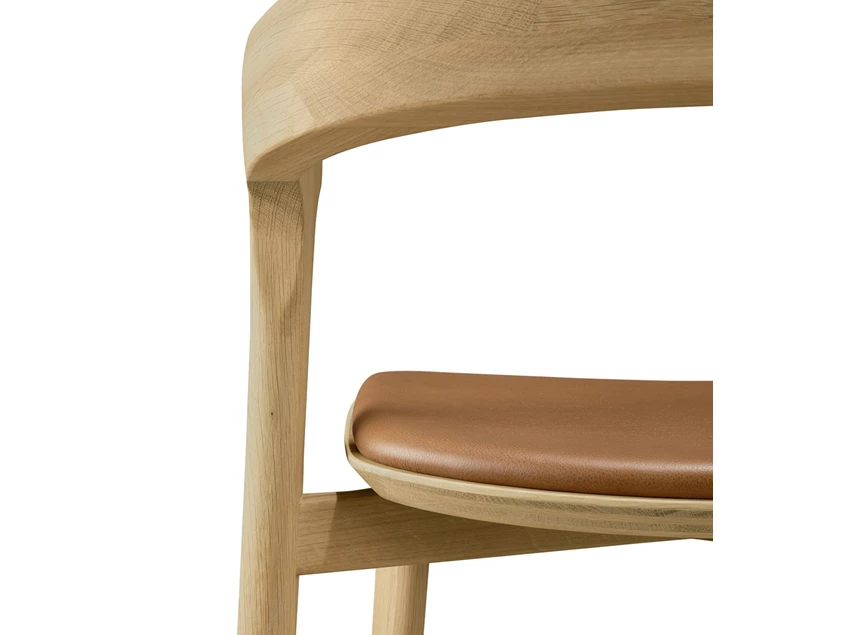 Rug Lage barstoel Oak Bok Cognac Counter Stool 51564 Ethnicraft