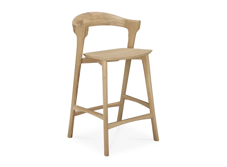 Lage barstoel Oak Bok Bar Stool 51562 Ethnicraft