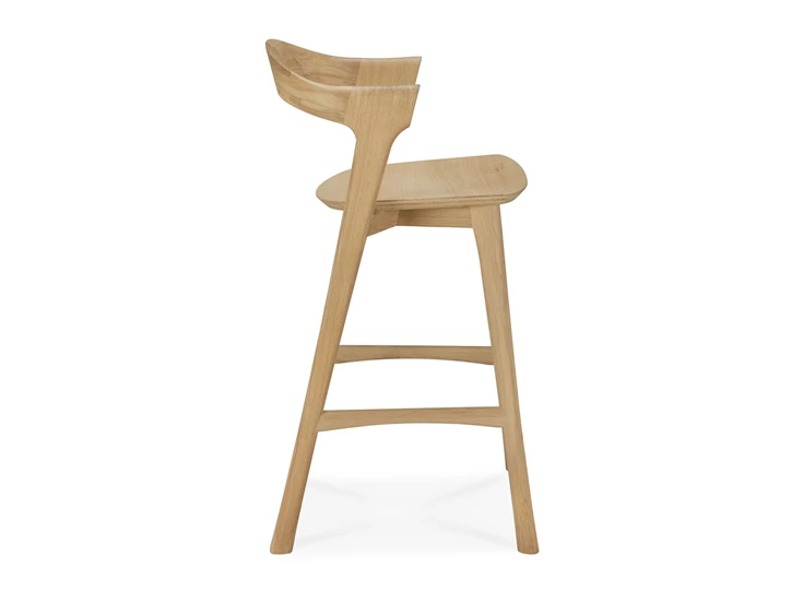 Zijde Lage barstoel Oak Bok Bar Stool 51562 Ethnicraft