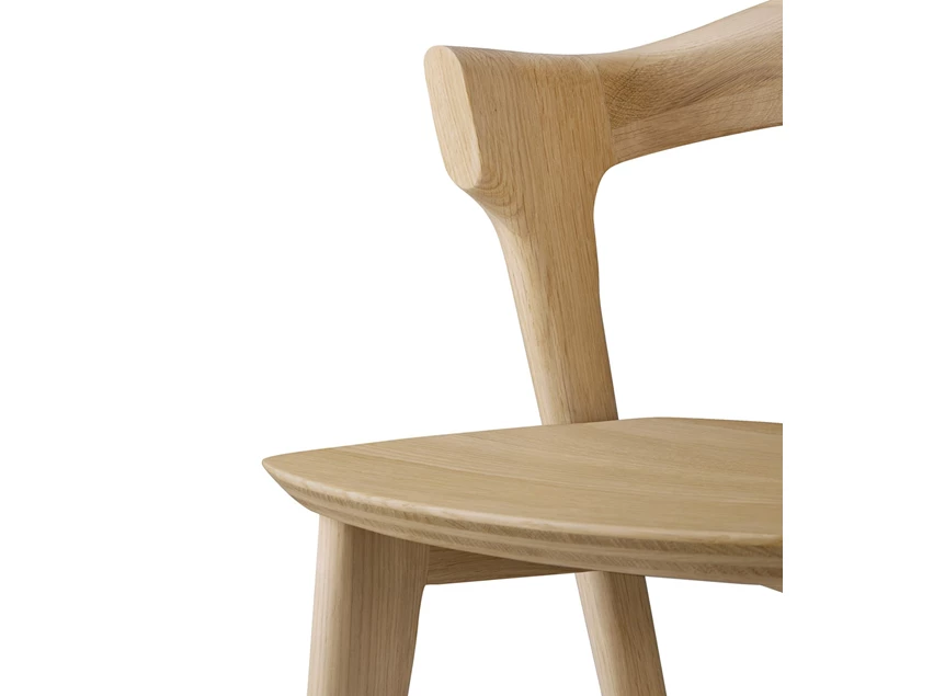 Zijkant Lage barstoel Oak Bok Bar Stool 51562 Ethnicraft