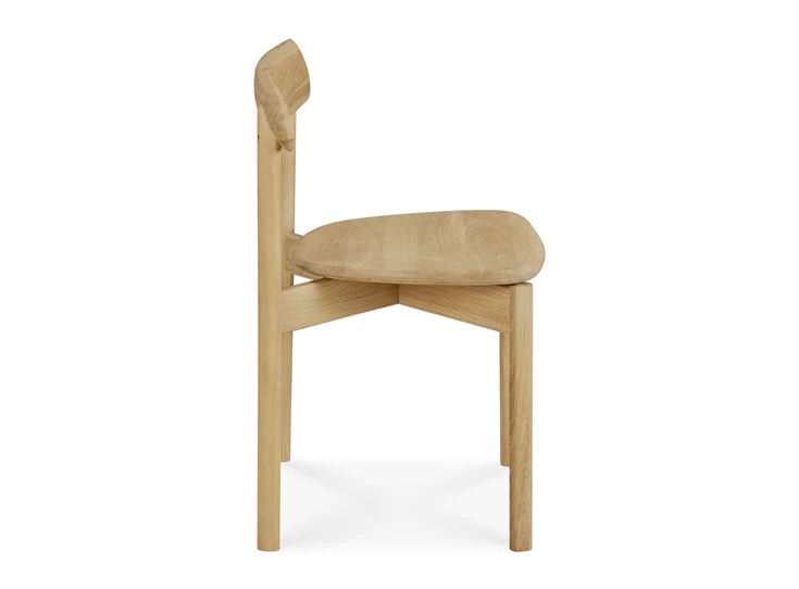 Zijkant Stoel Oak Risu Dining Chair 50078 Ethnicraft