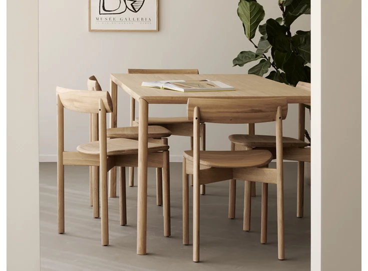 Sfeerfoto Stoel Oak Risu Dining Chair 50078 Ethnicraft