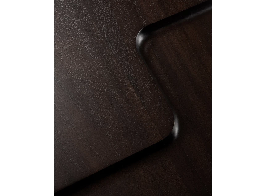 Detail Bijzettafel Mahogany Brutalist Rose Brown Side Table 35160 Ethnicraft