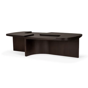Salontafel Mahogany Brutalist Rose Brown Coffee Table 35161 Ethnicraft