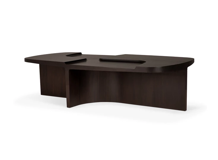 Salontafel Mahogany Brutalist Rose Brown Coffee Table 35161 Ethnicraft