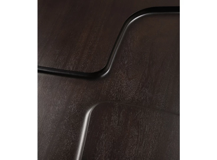 Detail Salontafel Mahogany Brutalist Rose Brown Coffee Table 35161 Ethnicraft