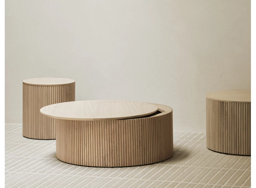 Collectie Salontafel Oak Roller Max Coffee Table 50045 Ethnicraft