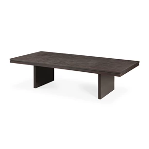Salontafel Teak Grooves Off Black Coffee Table 12257 Ethnicraft