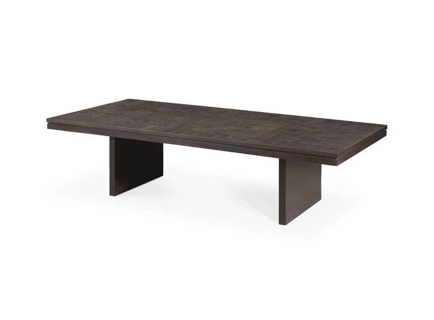 Salontafel Teak Grooves Off Black Coffee Table 12257 Ethnicraft