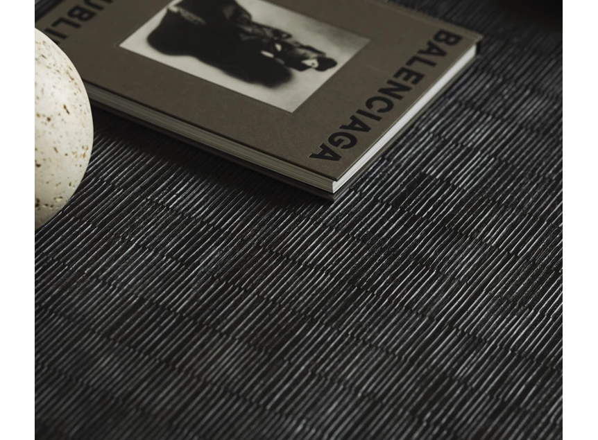 Structuur Salontafel Teak Grooves Off Black Coffee Table 12257 Ethnicraft