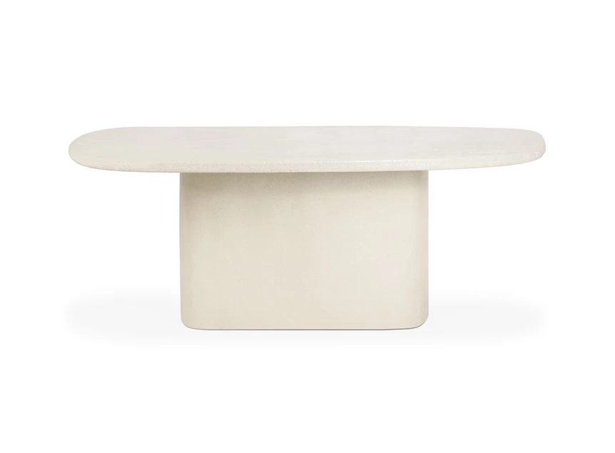 Front Eettafel Elements Dining Table Pebble Microcement Off White 26426 Ethnicraft