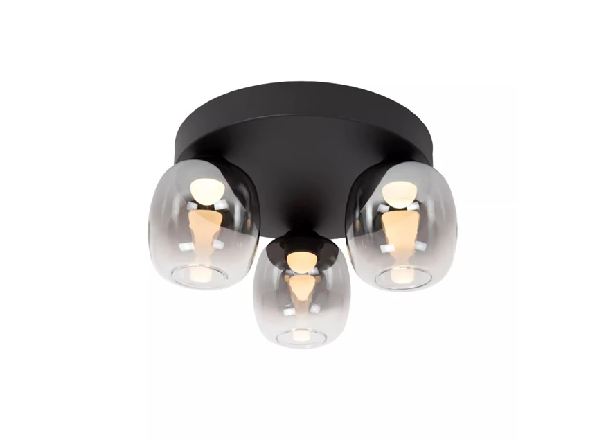 Tamino plafondlamp zwart