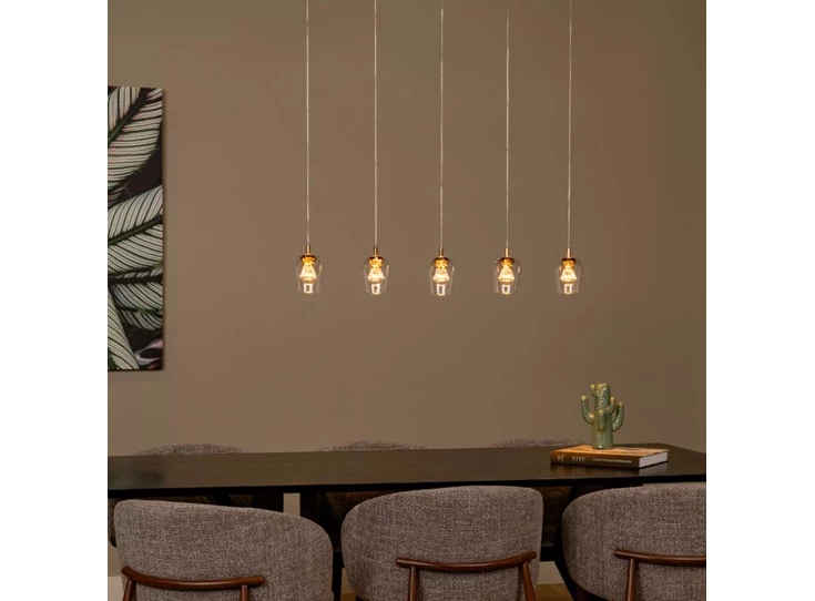 Berlaine hanglamp transparant sfeer