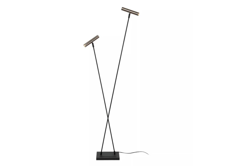 Duarte vloerlamp grijs