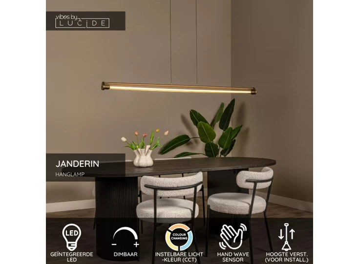 Janderin hanglamp champagne handleiding