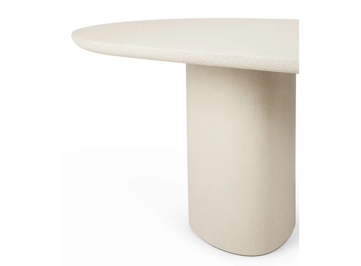Zijkant Eettafel Elements Dining Table Oblong Microcement Off White 26427 Ethnicraft