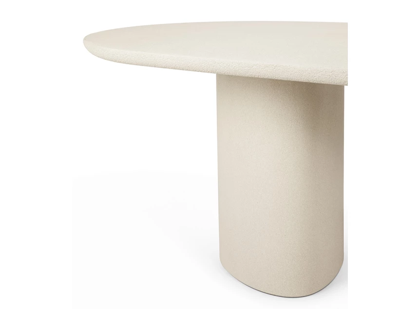 Zijkant Eettafel Elements Dining Table Oblong Microcement Off White 26427 Ethnicraft