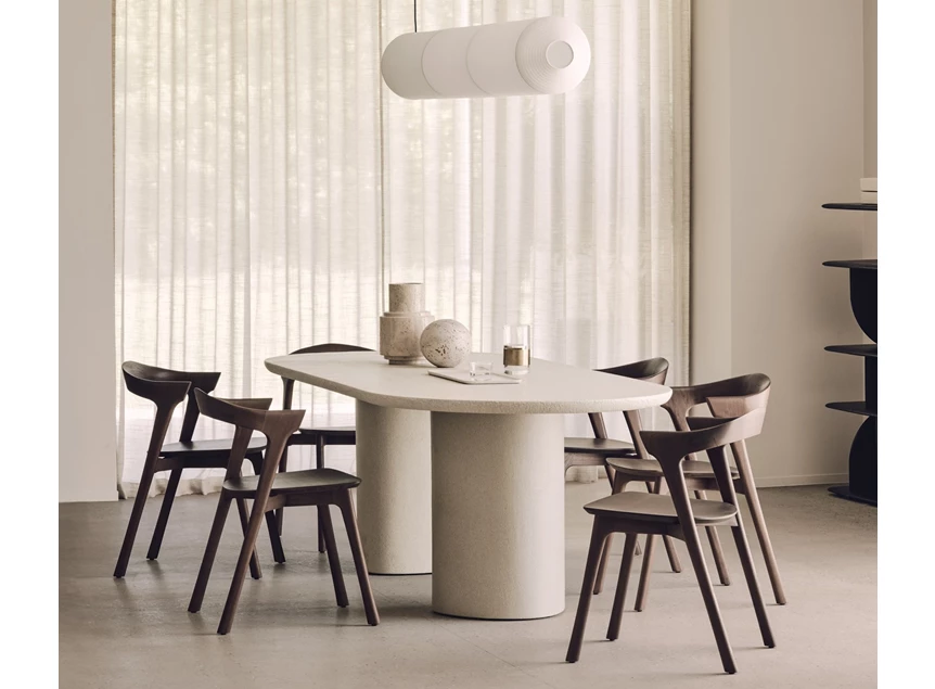 Sfeerfoto Eettafel Elements Dining Table Oblong Microcement Off White 26427 Ethnicraft