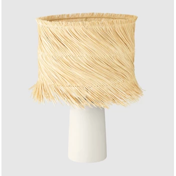 Paisano tafellamp keramiek beige