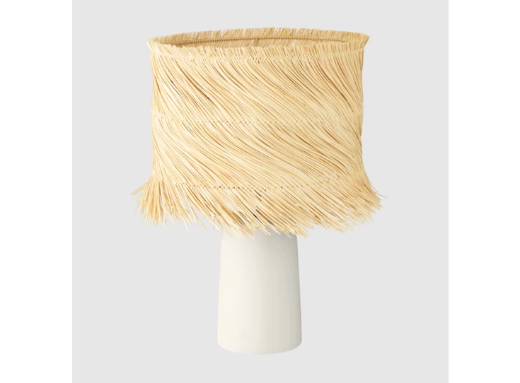 Paisano tafellamp keramiek beige