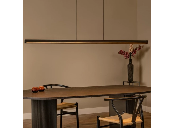 Felsted hanglamp zwart sfeer