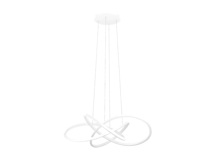 Riaza hanglamp aluminium, staal wit