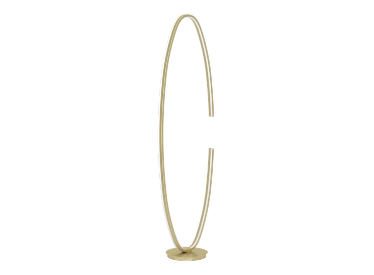 Bogado staanlamp goudkleurig