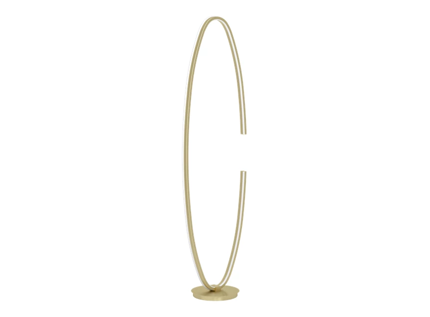 Bogado staanlamp goudkleurig