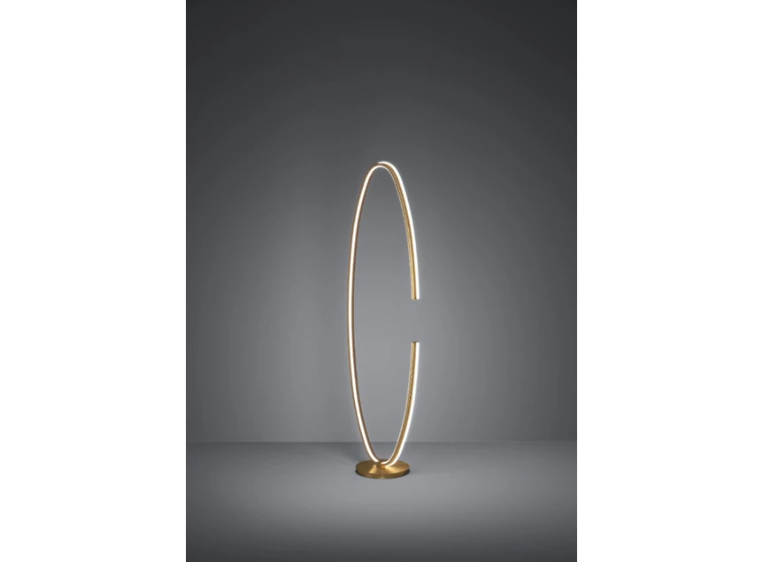 Bogado staanlamp goudkleurig sfeer