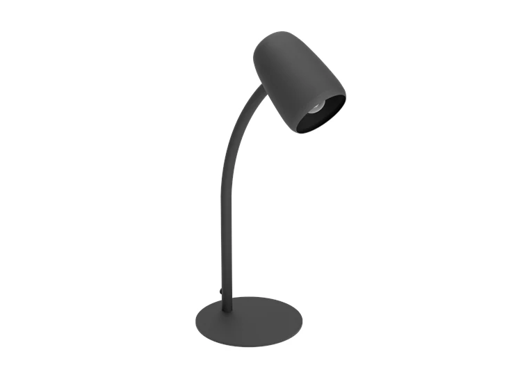 Carlo tafellamp staal zwart