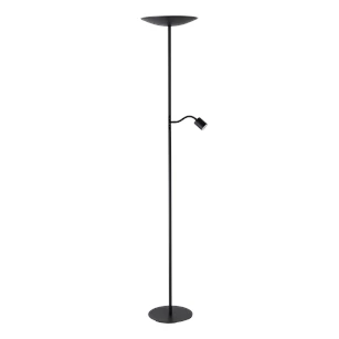 Conivarino staanlamp staal zwart