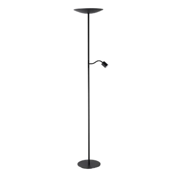 Conivarino staanlamp staal zwart