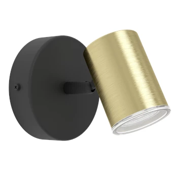 Consuma 1 spot 1l staal zwart, goud