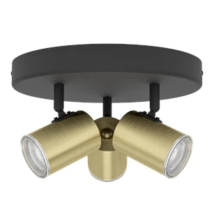 Consuma 1 spot rond 3l zwart, goud