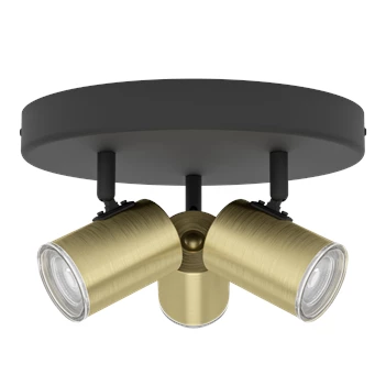 Consuma 1 spot rond 3l zwart, goud