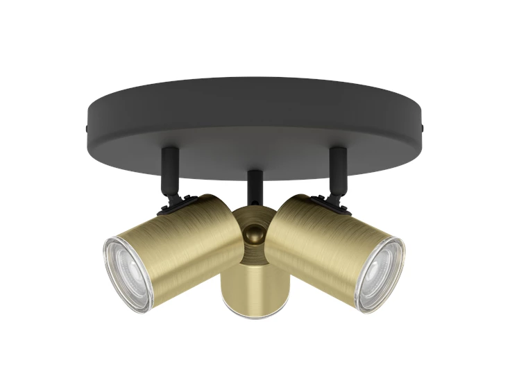 Consuma 1 spot rond 3l zwart, goud