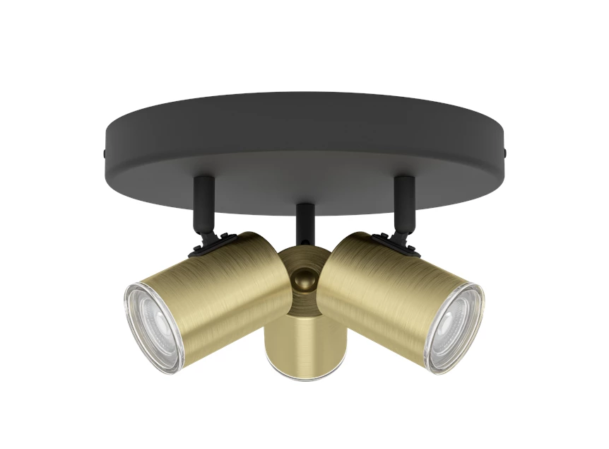 Consuma 1 spot rond 3l zwart, goud