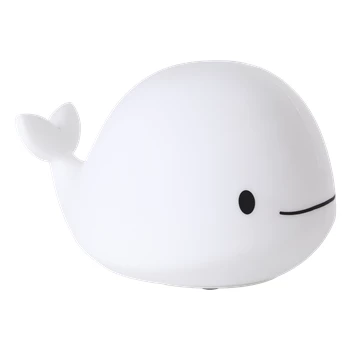 Castellino tafellamp walvis kunststof wit