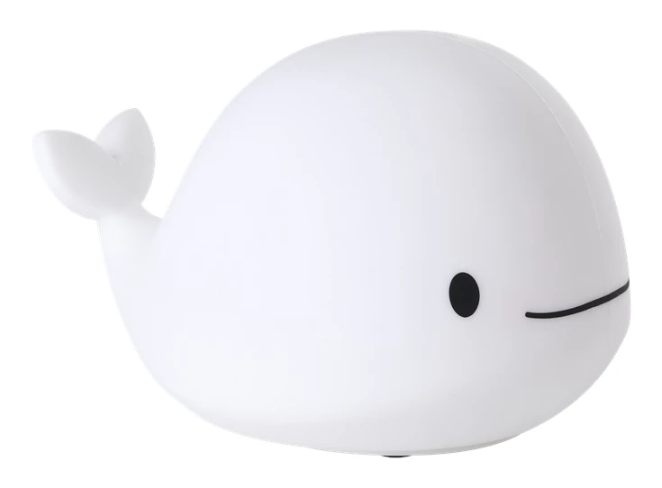 Castellino tafellamp walvis kunststof wit