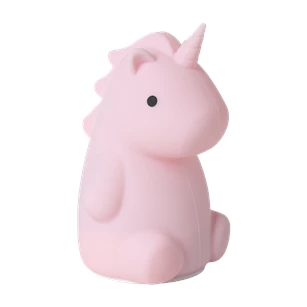 Castellino tafellamp unicorn kunststof roos