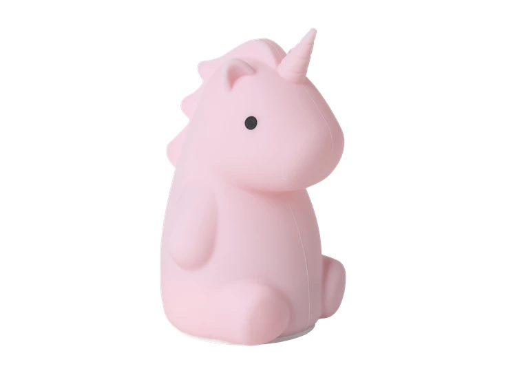 Castellino tafellamp unicorn kunststof roos