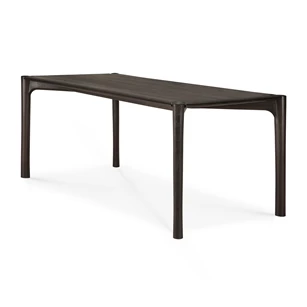 Eettafel Teak Pi Dark Brown Dining Table 11582 Ethnicraft