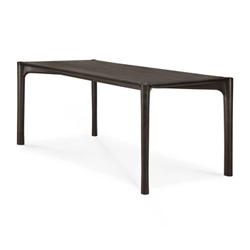 Eettafel Teak Pi Dark Brown Dining Table 11582 Ethnicraft