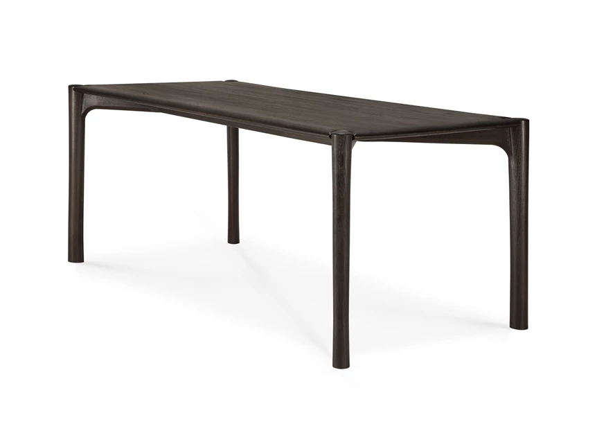 Eettafel Teak Pi Dark Brown Dining Table 11582 Ethnicraft