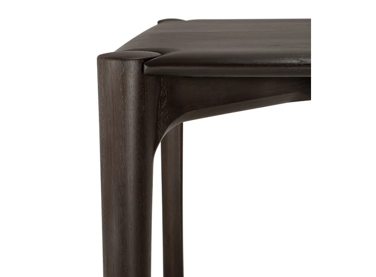 Zijde Eettafel Teak Pi Dark Brown Dining Table 11582 Ethnicraft